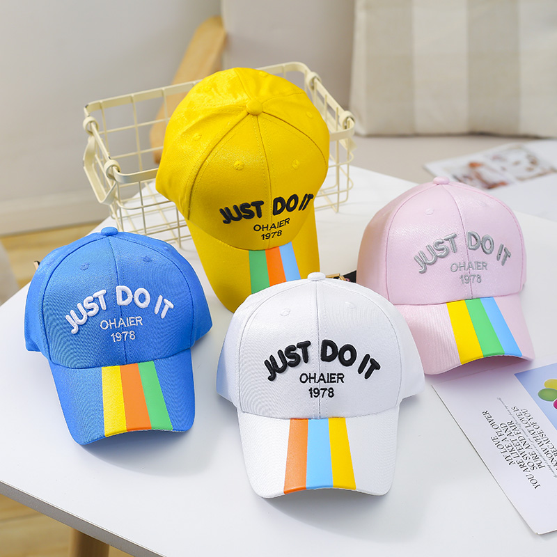 Children's baseball cap Spring autumn 8 years old male and female child 3 Duck Tongue Hats 4 Brief Tide Toddler 5 Shading 6 Students 7 CUHK Children