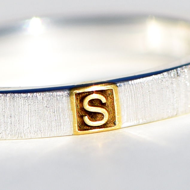 Bague mixte en Matiere mixte - Ref 3088633 Image 3