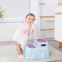 Baby hand washing step foot stool children toilet step foot stool baby step stool toilet non-slip stool