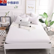 Zhongao cotton trắng tinh khiết 笠 đơn mảnh Simmons nệm bảo vệ bọc bông chống bụi giường vỏ gối ba mảnh - Trang bị Covers