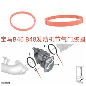 [适用BMW1234567系X1 X2X3X4 X5X6 B46B48引擎节气门胶圈密封垫]