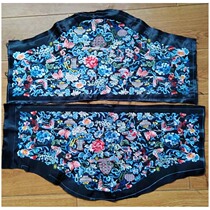 Qing Dynasty Kyrgyzstan Clothing Pattern Embroidery Beijing Forbidden City Antique Pattern Imperial Concubine Queen Kyrgyzstan Robe Embroidered Cloth