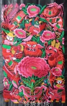 32*51 ethnic minority machine embroidery characteristic embroidery pieces Miao handicraft embroidery machine embroidery pieces