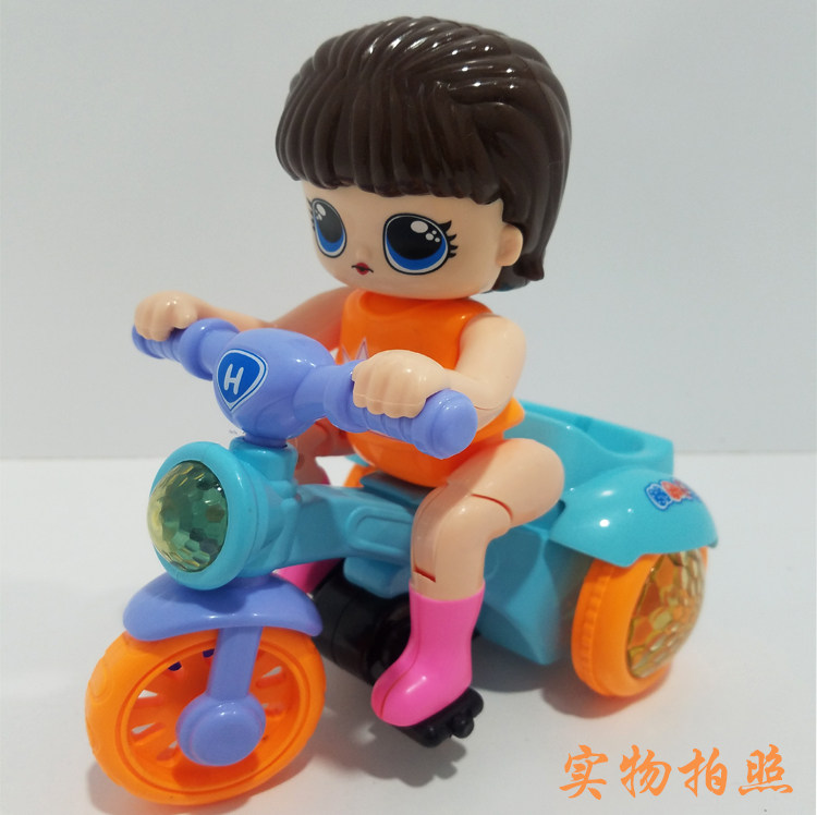 Motor robot Children's toys Male baby 1-2 years old 3 girls can sing and dance Rotating universal car can run