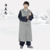 Shang Yuan mùa đông sang trọng gamma dài 褂 dày vest hai mặt vest mùa đông quần áo cotton ấm áp 僧 quần áo 僧 quần áo khoác vest nam Áo vest cotton