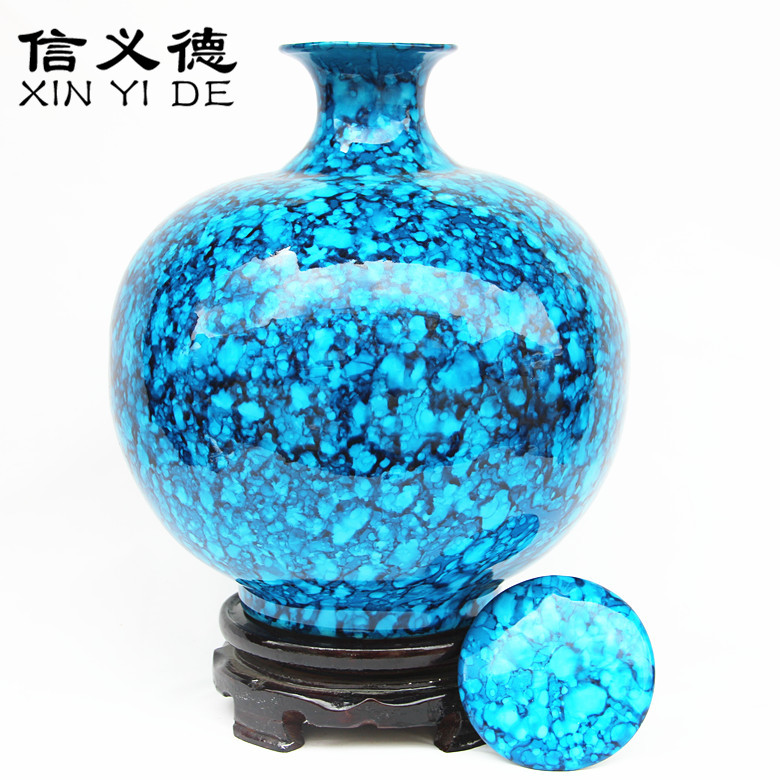 Jingdezhen 10 jins outfit ceramic terms bottle ten catties of water glaze ball sealed empty wine liquor jar