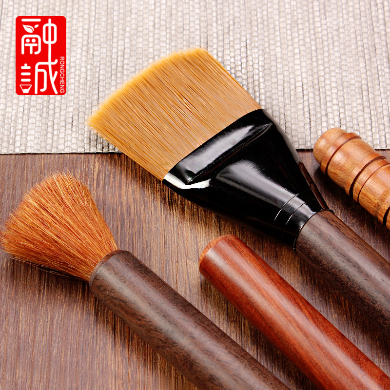 Ebony YangHuBi tea and tea brush brush pen kung fu tea tea tea accessories tea tray teapot tea on sale