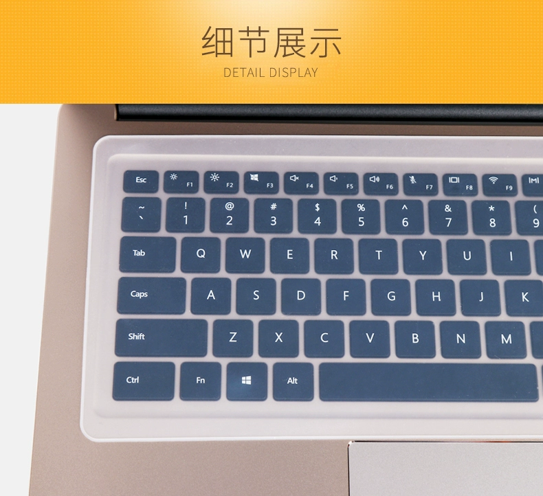 Silicone bàn phím máy tính xách tay màng bảo vệ máy tính Lenovo desktop bảo hiểm đầy đủ kê của Apple Asus Daiersuoni Raytheon Thần Châu bụi che chống thấm nước 13,3 14 15,6 inch phổ - Phụ kiện máy tính xách tay