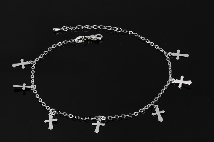 Bracelet de cheville Femme OTHER   en Argenterie - Ref 3101393 Image 11
