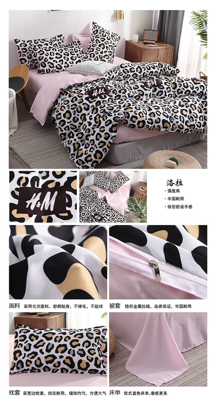 Cartoon cô gái tim lanh đỏ denim quilt 1,5 1,8 đàn ông độc thân ký túc xá Net và phụ nữ ba mảnh chăn - Khăn trải giường