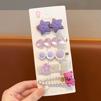 Сиреневый комплект, градиент, в цветочек