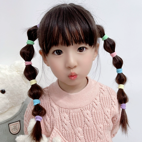 Эластичное детское безвредное полотенце, детская резинка для волос, чехол, аксессуар для волос, не повреждает волосы