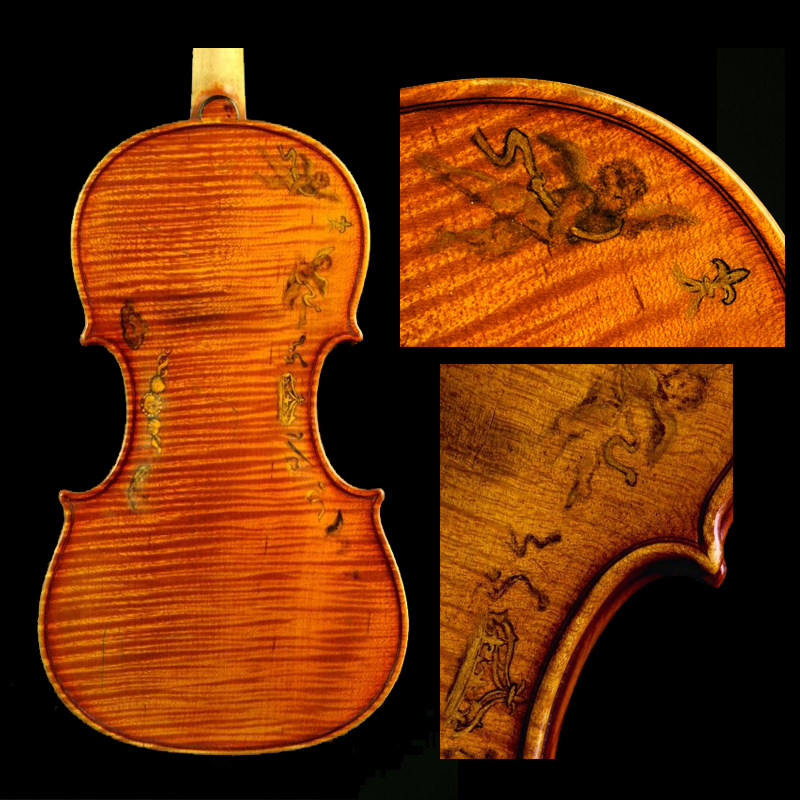 Italian Master Mazzotti Making Amatti Fame Copy Original Dress Imported Pure Hand Playing Grade Violin