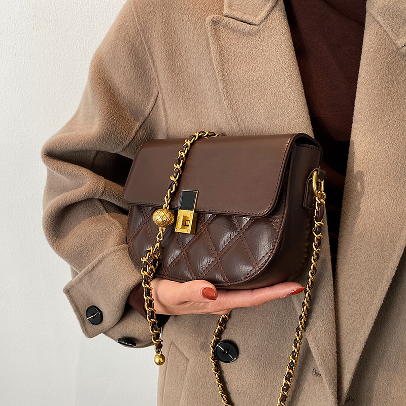 Sandro Ifashion bag women 2021 new fashion chain shoulder bag Joker shoulder saddle bag