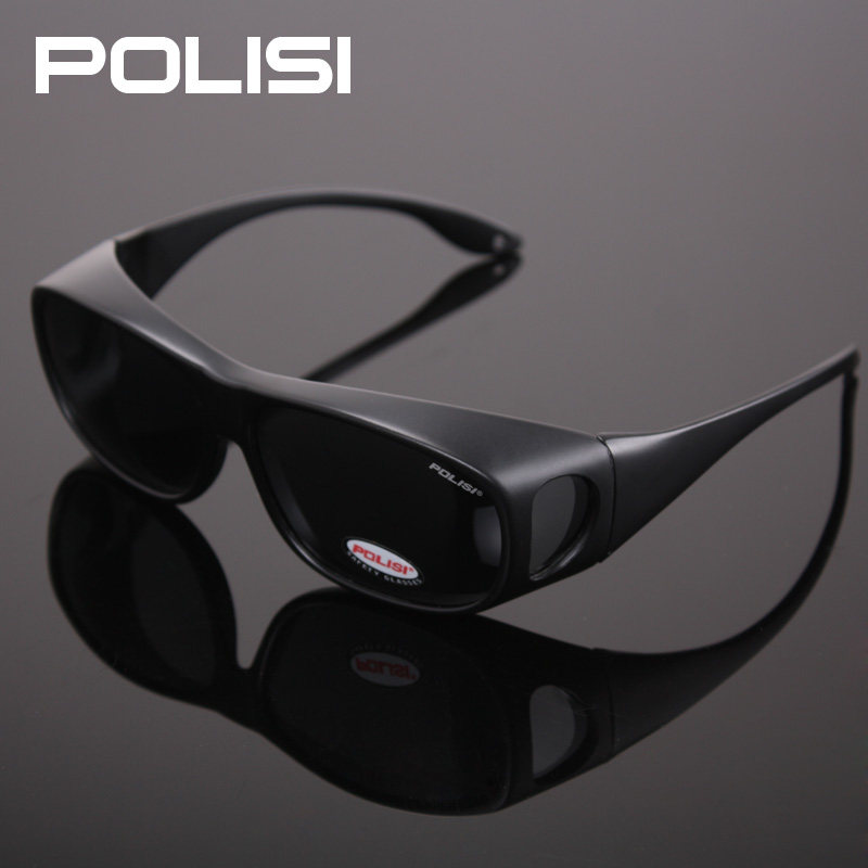 POLISI Myopia Sun Glasses Cover Mirror Drive Special Glasses Clip Sun Glasses Fishing Drive Men's Mirror Driving Glasses