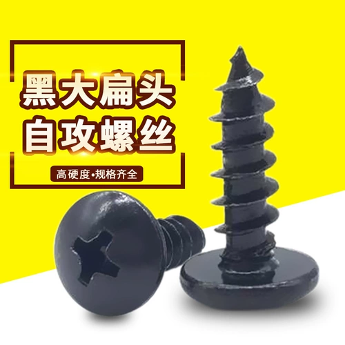Iron Plus Hard Black Cross Head Self -Attack Wint 304 Грибная головка из нержавеющей стали