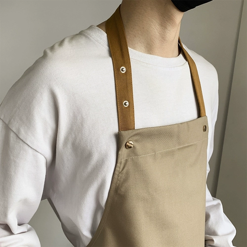 Японский кофейный фартук для маникюра для ресниц подходит для мужчин и женщин для работы, делается под заказ