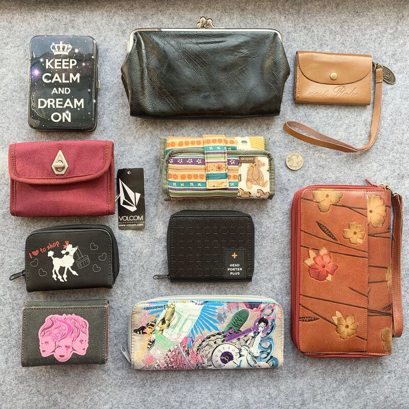Foreign Trade Last Order Miscellaneous Wallet Retro Simple Diamond Teddy Bear Card Holder Key Bag over 100 