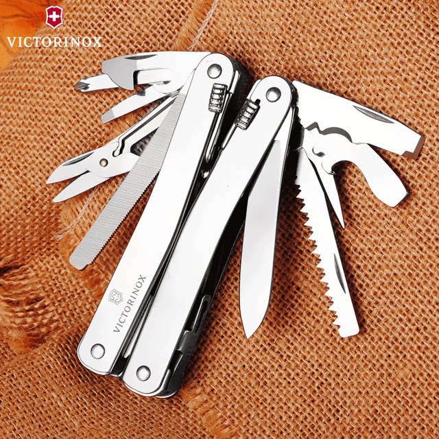 ຕົ້ນສະບັບຂອງແທ້ຈິງ Victorinox Swiss Army Knife Tool Pliers 3.0224.L Universal Pliers Multifunctional Swiss Knife Pliers