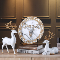 Deer ornaments Nordic creative craft gifts home accessories living room porch TV cabinet wine cabinet soft decorations