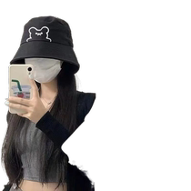 Large head circumference fisherman hat woman large eatery face small summer sunscreen sunscreen basin hat cute student 100 lap sun hat