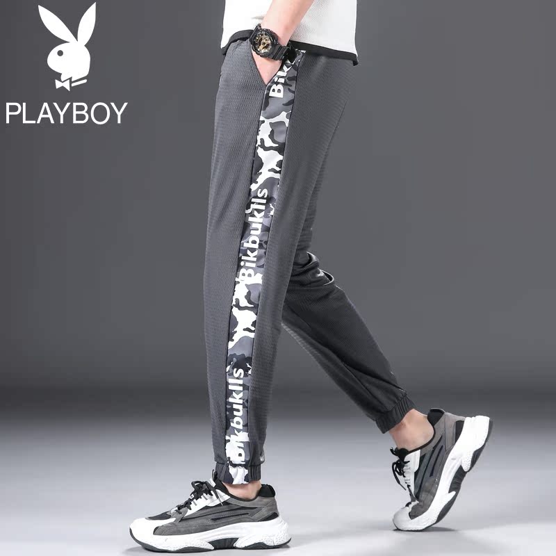 Playboy thở chín điểm quần của nam giới xu hướng mùa hè điều hòa không khí quần trẻ lâu quần sinh viên gắn liền với quần chân chùng