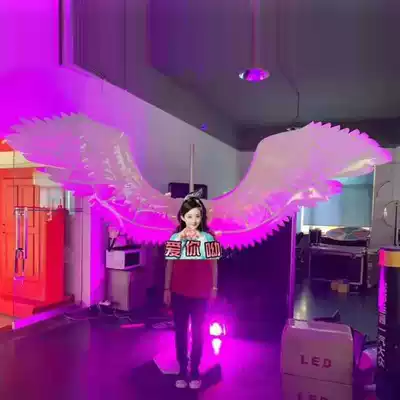 Angel Wings activity props character dress glowing LED wings 520 Valentine's Day manufacturers equipment customization