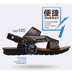 Mùa hè 2018 mới đôi giày nam sandal đi biển mang giày nam thoáng khí và dép da không trơn giày thể thao nam Sandal