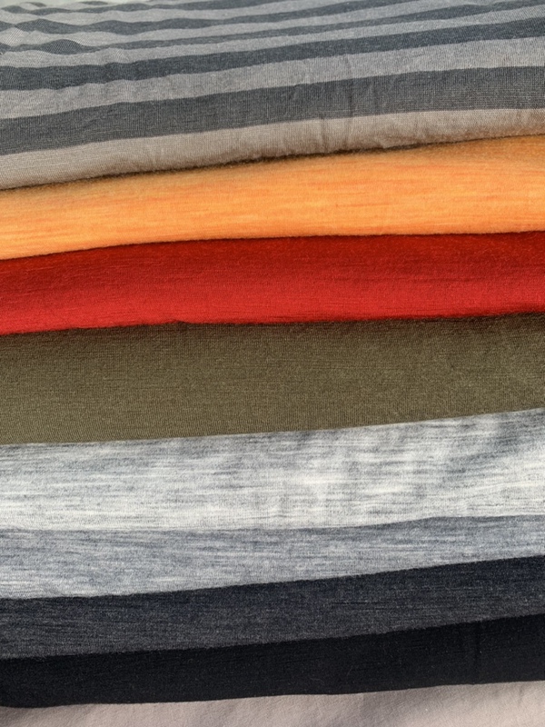 No. 1 New Zealand Merino Wool Knitted Quick-Drying Outdoor Hiking Autumn Clothing Fabric for T-Shirts and Underwear