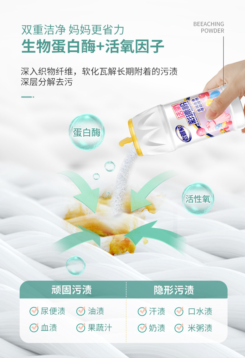 老管家 活氧彩漂粉 400g  天猫优惠券折后￥9.8包邮（￥25.8-16）