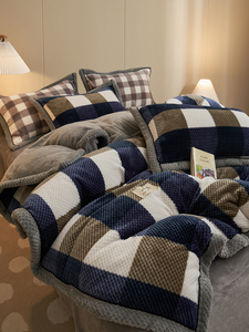 150x200 Single Winter Double-Sided Stuffed Quilt Cover