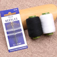 Один объем белого+черный+свободная игла