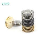 Круглая одежда металлическая скрытая пряжка