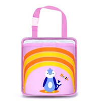 Милая корзина для покупок, мусорный мешок, пингвин