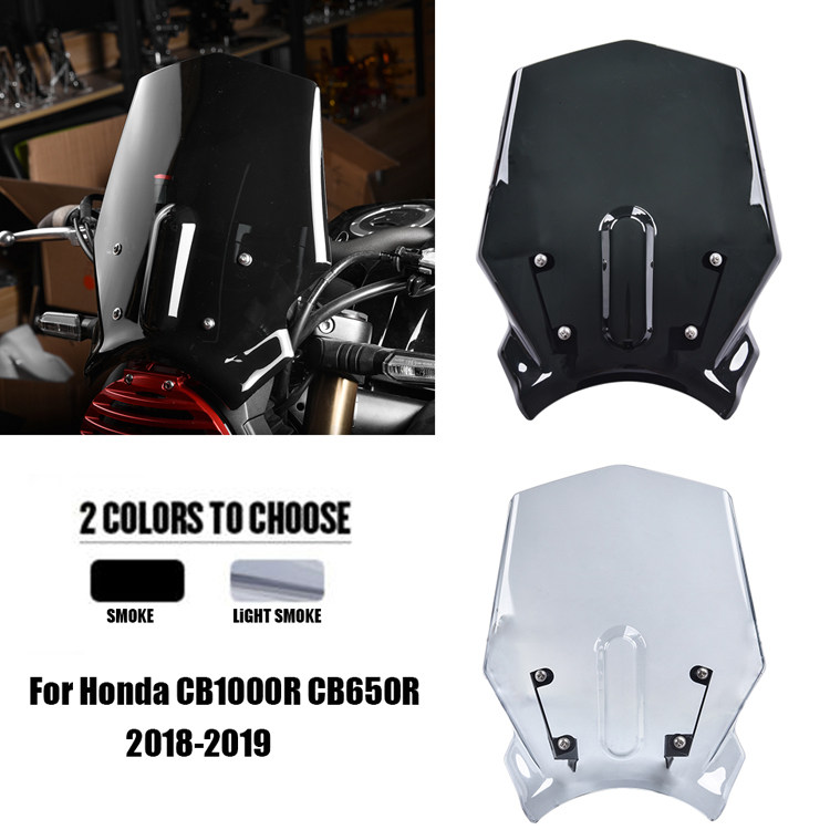 Applicable CB1000R CB650R 18 - 19 years modified windshield Guide glass windshield