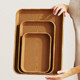 Imitation wood grain tray commercial dining tray