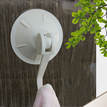 Japan imported suction cup hook Kitchen bathroom tile punch-free load-bearing creative towel clothes resin