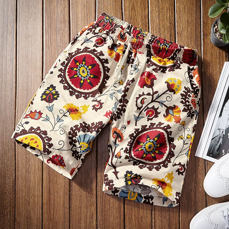 Beach trousers, brand shorts, oversize