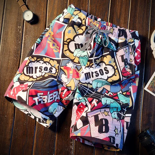 Шорты для отдыха, спортивные быстросохнущие пляжные трендовые штаны, большой размер, оверсайз