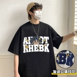 Tide, ретро хлопковая футболка с коротким рукавом, оверсайз, в американском стиле, короткий рукав