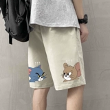 Tide, летние трендовые шорты, шелковые тонкие пляжные штаны для отдыха, свободный прямой крой