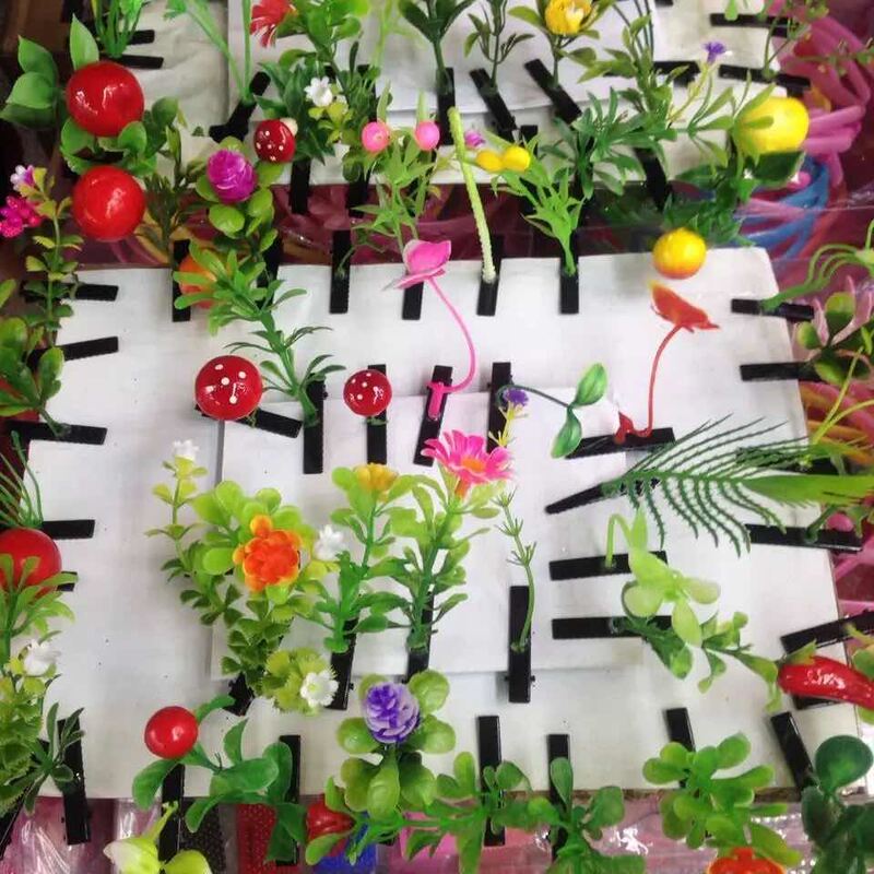 Hair Clip with a Small Grass-Like Texture, a Niche Hair Accessory, Imitation Bean Sprout Hair Clip, Real Long Plant Hair Accessory