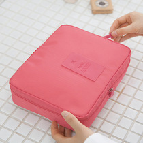 Spot second generation wash cosmetic bag home travel square storage bag size can be customized LOGO