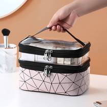 Net Red Makeup Bag Travel Wash Bag Hand Makeup Bag Carry-on Makeup Bag Color Makeup Storage Box Debris Finishing Bag