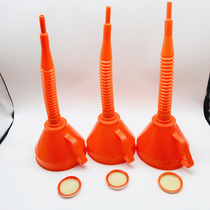 Refueling funnel with filter mesh thickened car motorcycle oil gasoline special large plastic funnel
