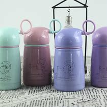 Cute cartoon elephant stainless steel thermos cup children like activities gifts water cups customized advertising LOGO