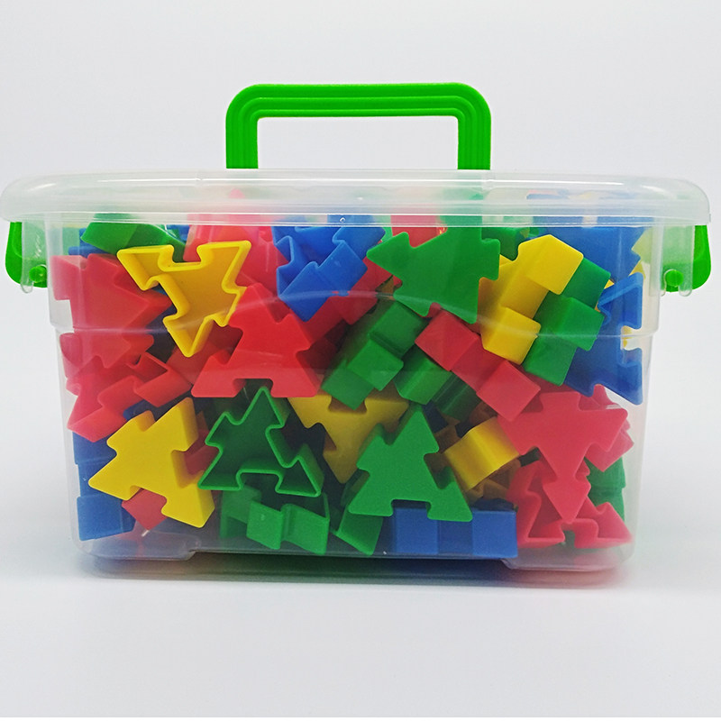 Parquet Building Building Blocks Desktop Toy Qiaqigong Kindergarten Desktop Toys 3-7 Year Old Boy Girl Puzzle