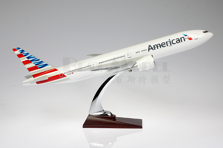 47 cm American Airlines Boeing 777 Máy Bay Mô Hình American Airlines Mô Phỏng Tĩnh Mô Hình Máy Bay Chở Hàng Không Trang Trí Món Quà máy múc trẻ em