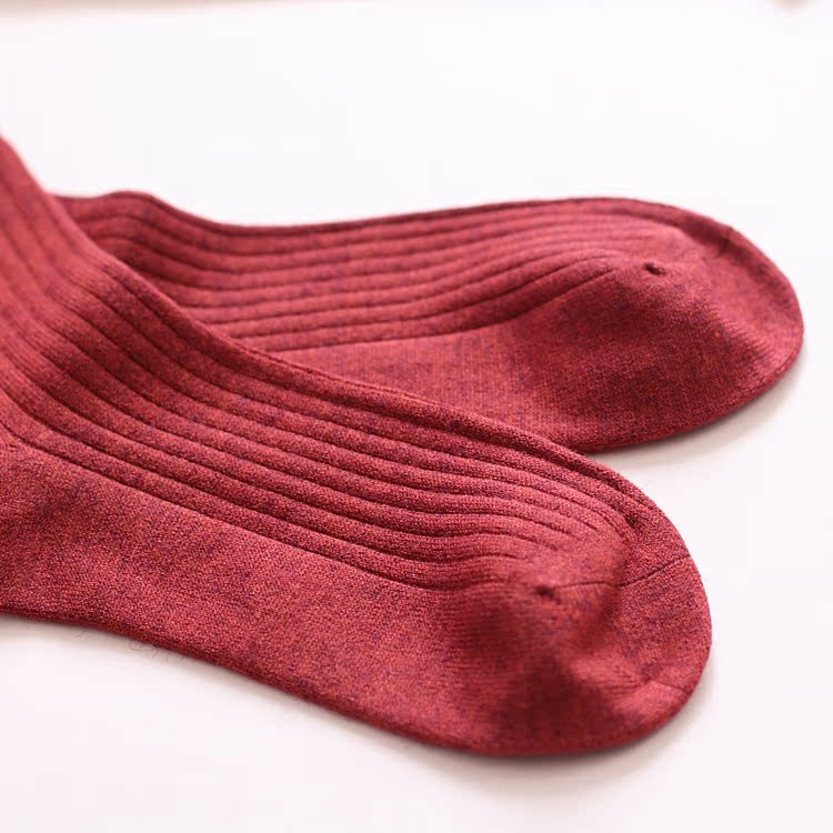 Mirok mùa thu và mùa đông tất nữ Yun mềm nhung mềm mại và thoải mái vớ cotton ấm vớ vớ cọc đứng Phiên bản Hàn Quốc của vớ retro vớ nike chính hãng