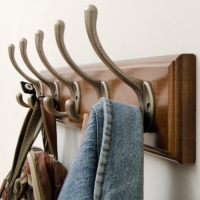 Coat hanger wall hanging wall entry door hook rack bedroom entry coat rack porch clothes hanger wall type